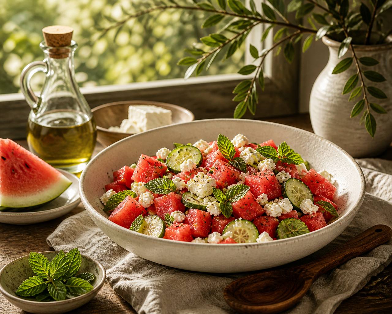 Watermelon & Feta Salad